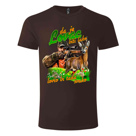 Lovacka Majica Da je lovac biti lako
