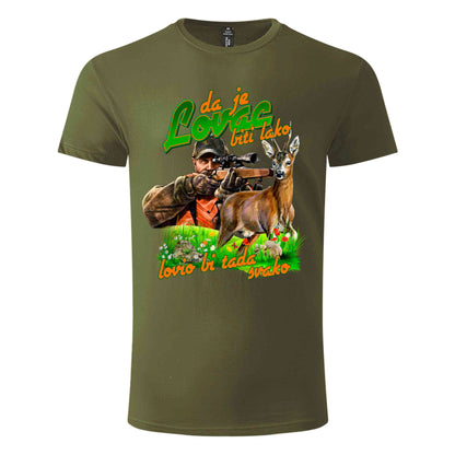 Lovacka Majica Da je lovac biti lako