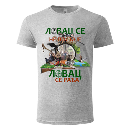 Lovacka Majica Lovac se radja 02