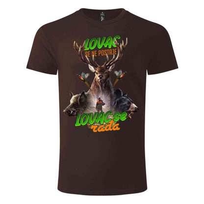 Lovacka Majica Lovac se radja 05