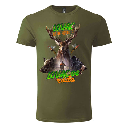 Lovacka Majica Lovac se radja 05