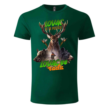 Lovacka Majica Lovac se radja 05