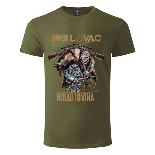 Lovačka Majica Uvek Lovac